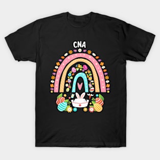 CNA Nurse Bunny Easter Eggs Hunt Lovely Bunny Cute T-Shirt